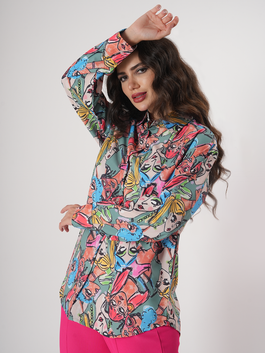 Clobulk Women Shirt (Set of 10PC - 2 Colour)- ₹350/ per pc