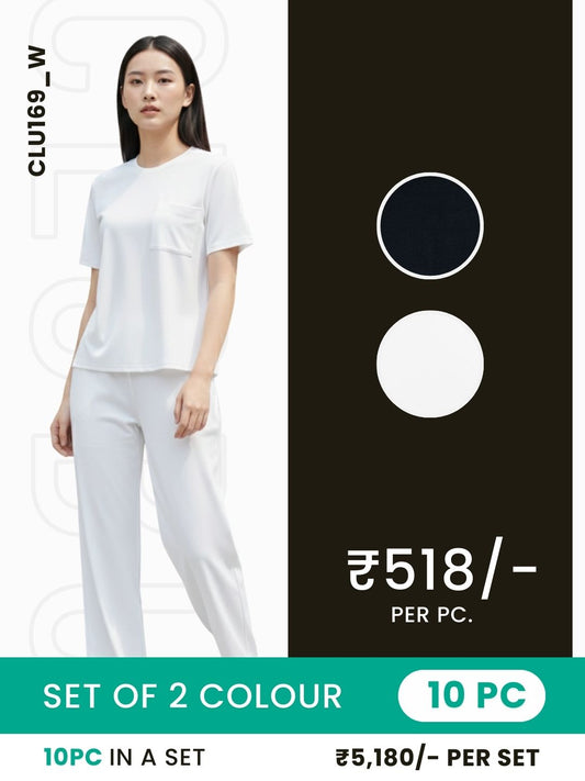 Clobulk Women Co-ord Set (Set of 10 PC - 2 Colour)- ₹518/ per pc