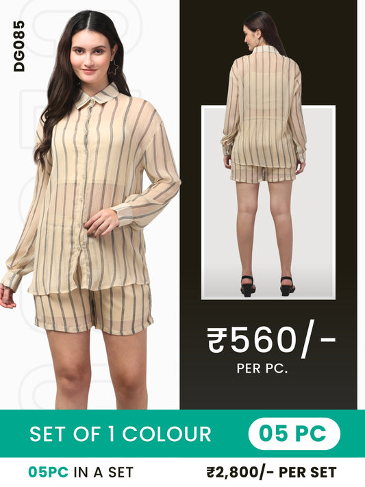 Clobulk Women Co-ord Set (Set of 5 Pc)- ₹560/ per pc