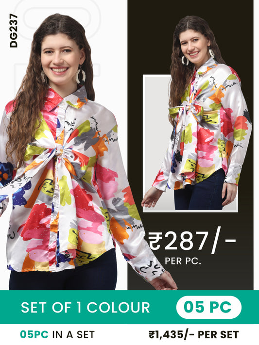 Clobulk Women Shirt (Set of 5 Pc)- ₹287/ per pc
