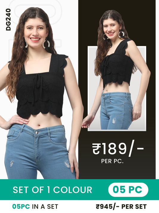 Clobulk Women Top (Set of 5 Pc)- ₹189/ per pc