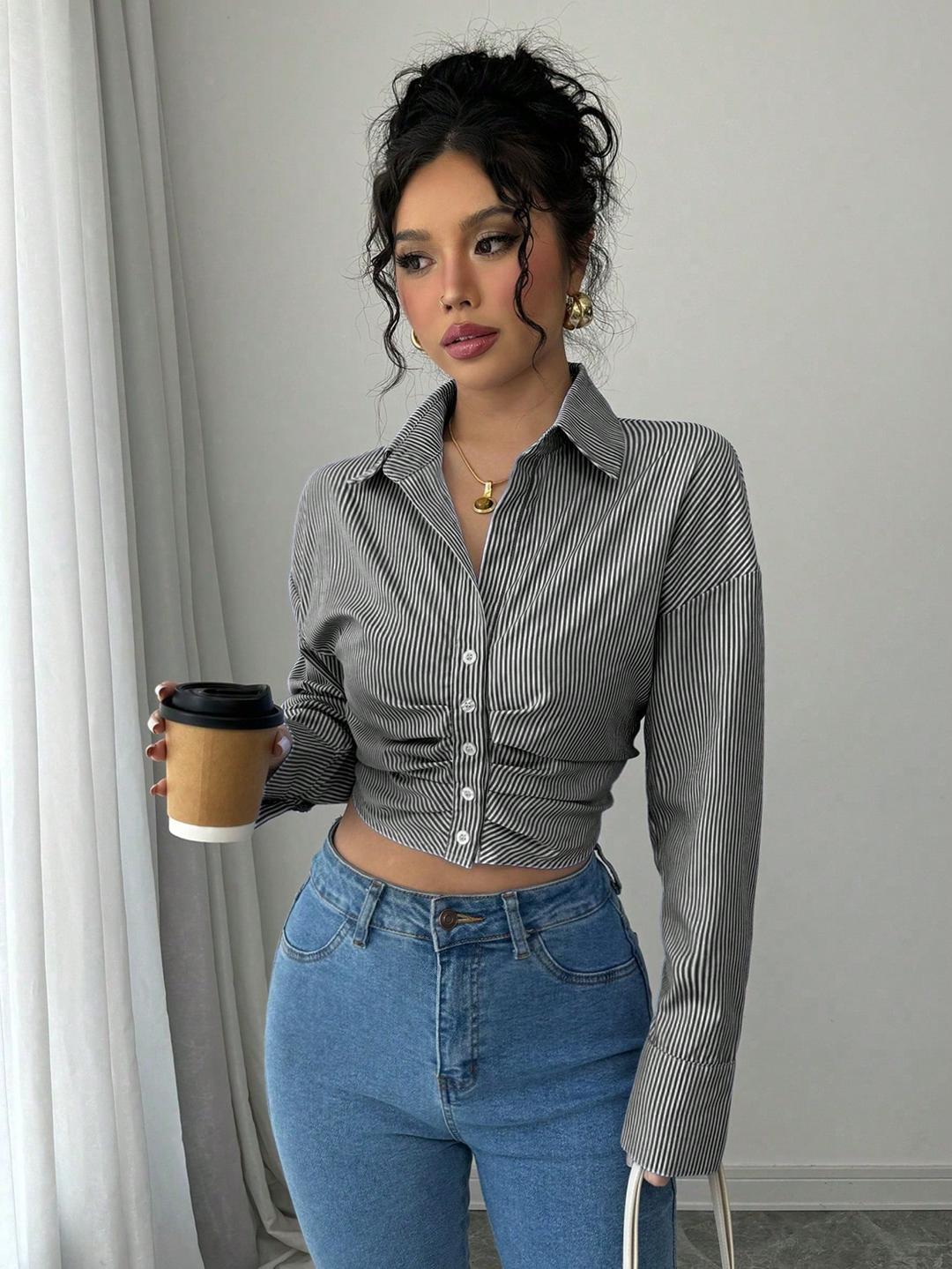 Clobulk Women Shirt (Set of 10PC - 2 Colour)- ₹252/per pc