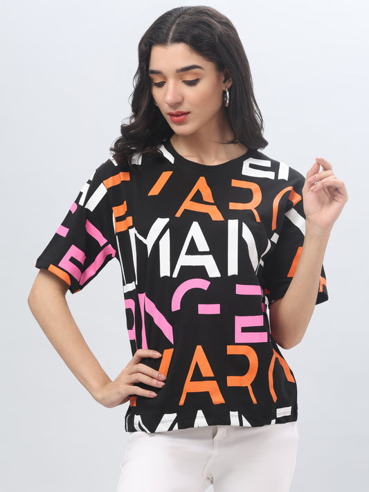 Clobulk Women Tshirt (Set of 10  Pc- 2 Colour )- ₹231/ per pc