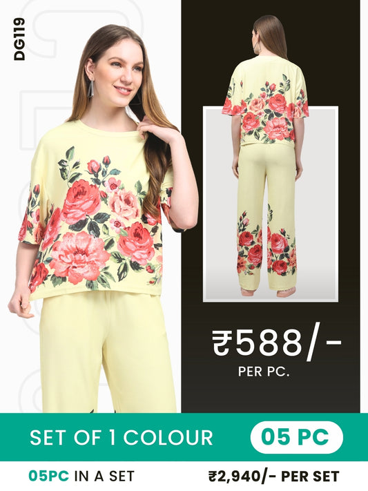 Clobulk Women Co-ord Set (Set of 5 Pc)- ₹588/ per pc