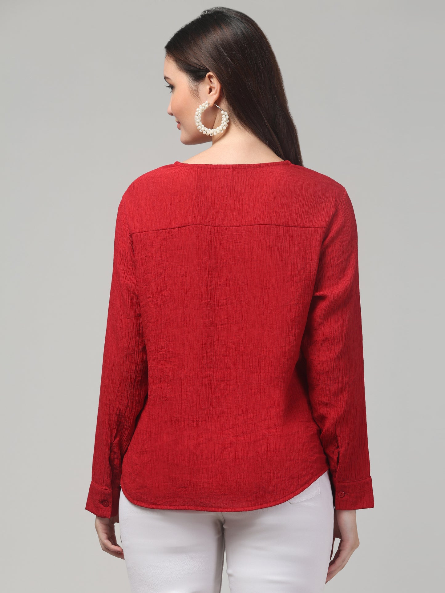 Cute Red Top For Womens