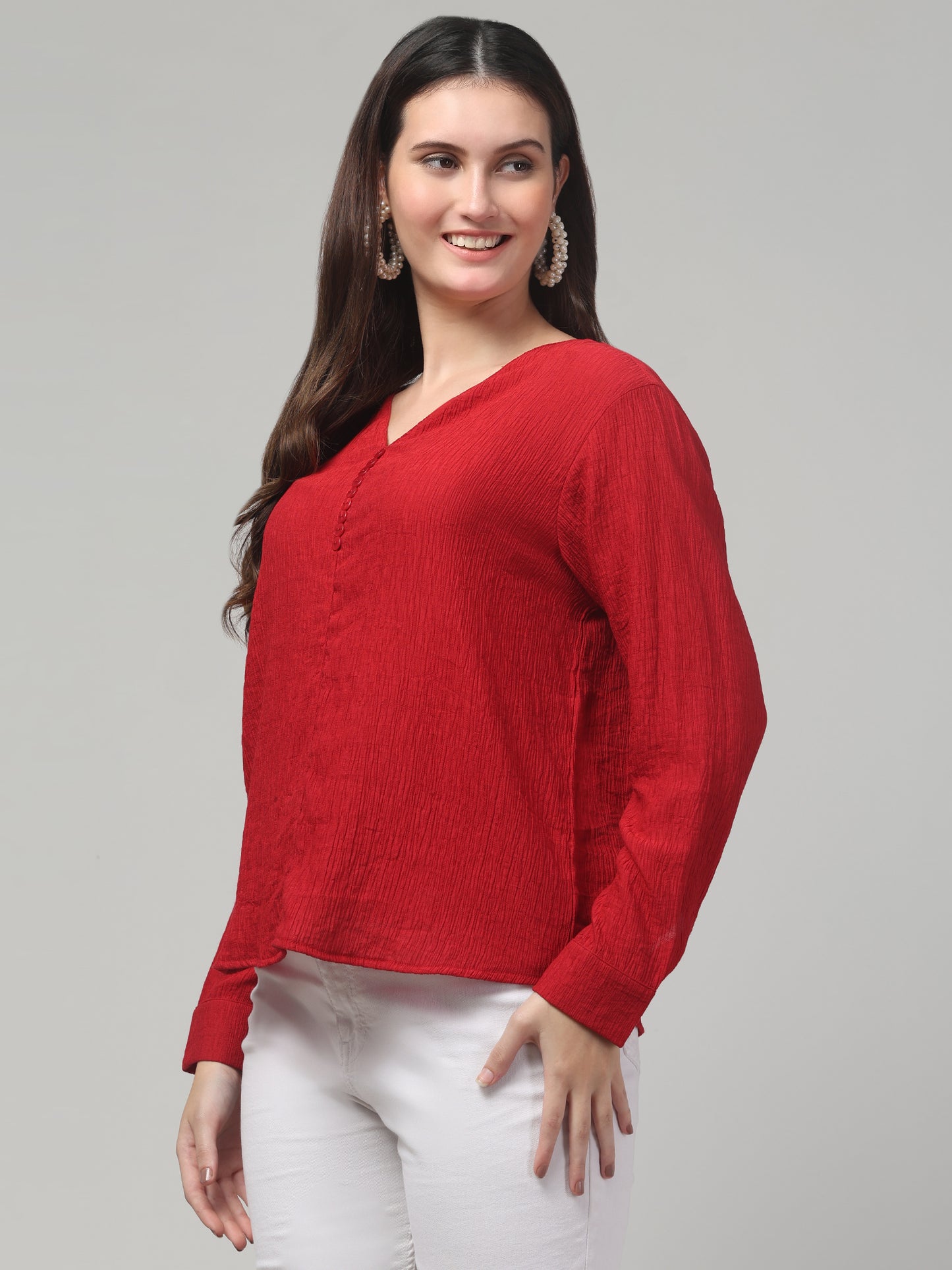 Cute Red Top For Womens