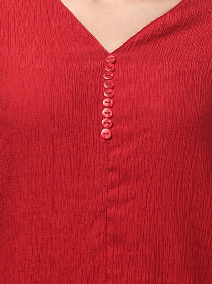 Cute Red Top For Womens