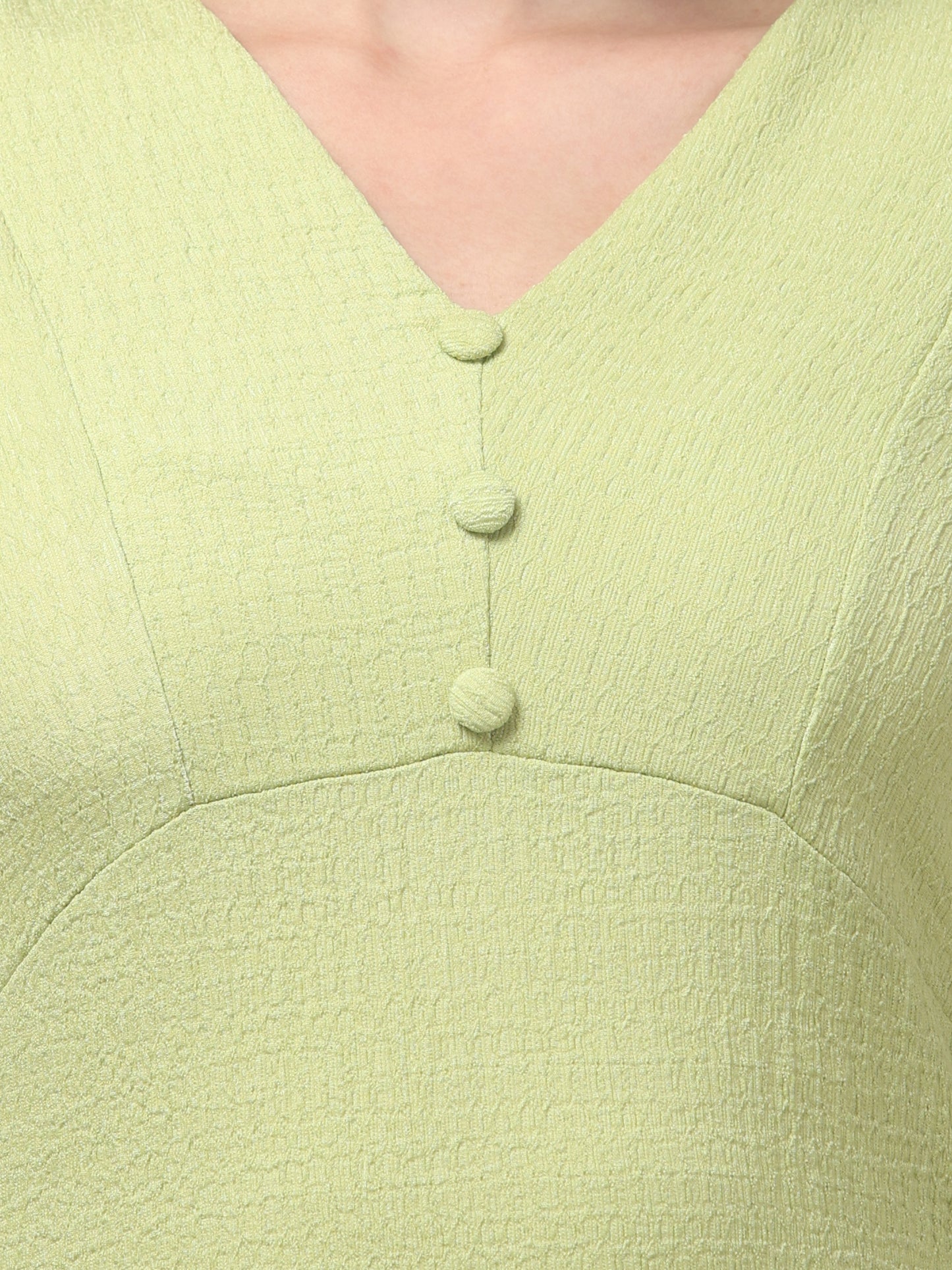 Green Cute Short Dress For Women