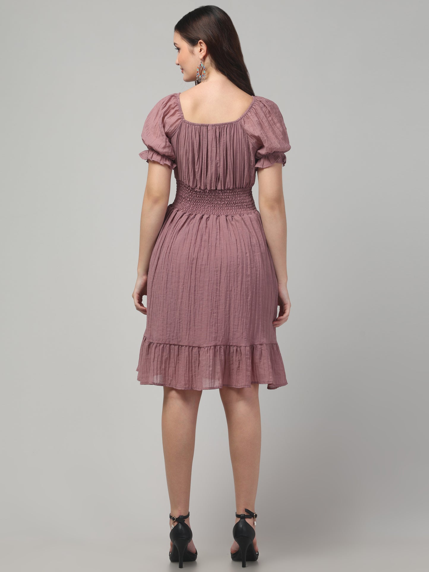 Pink Western One Piece Dress For Women