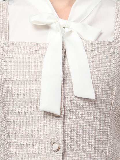 White Short Shirt Style Dress For Womens