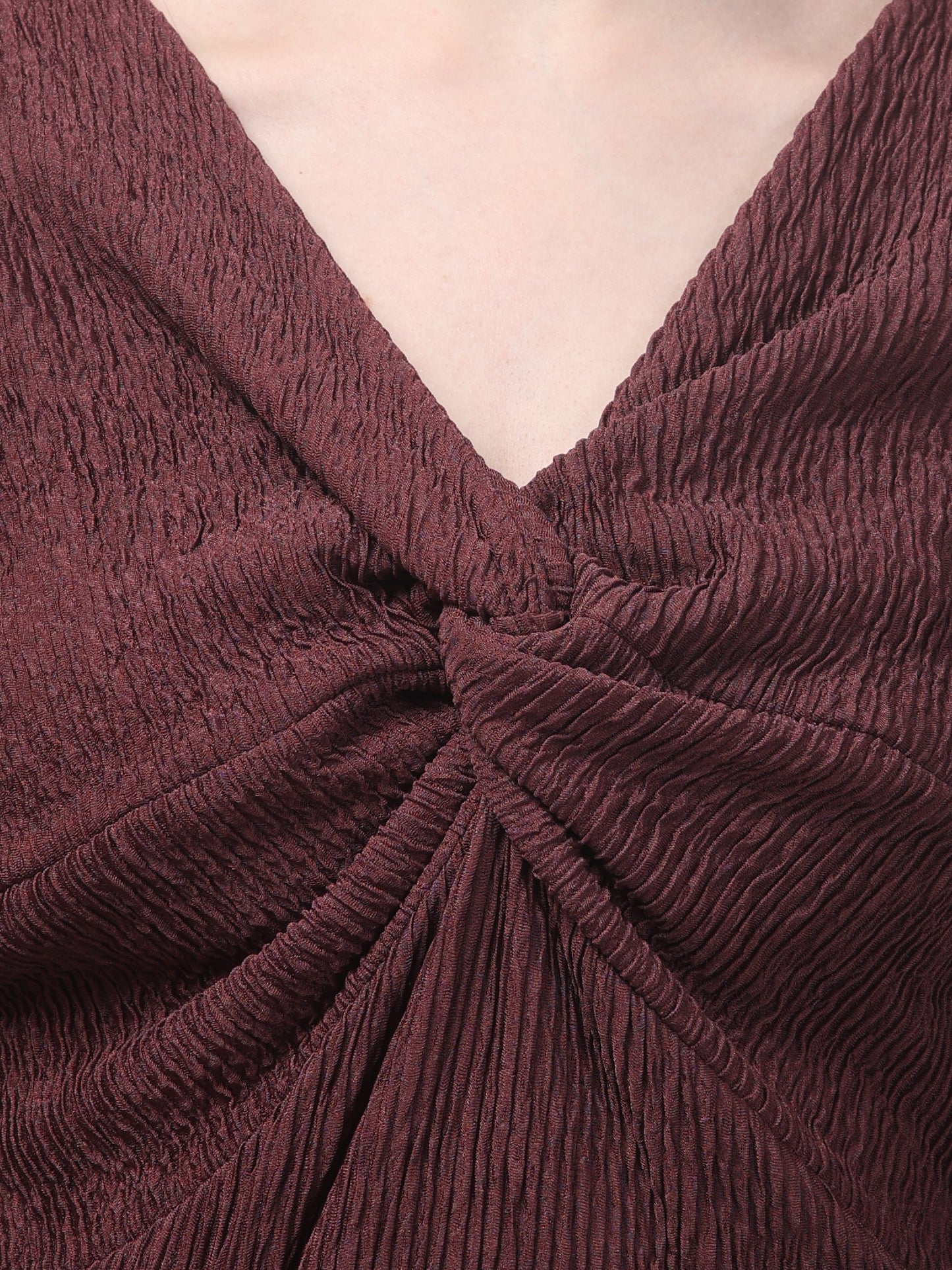 Maroon Long Western Dress For Womens