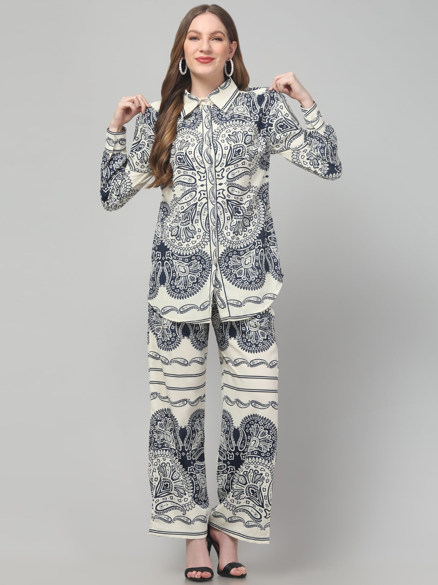 Abstract Print Co ord Set