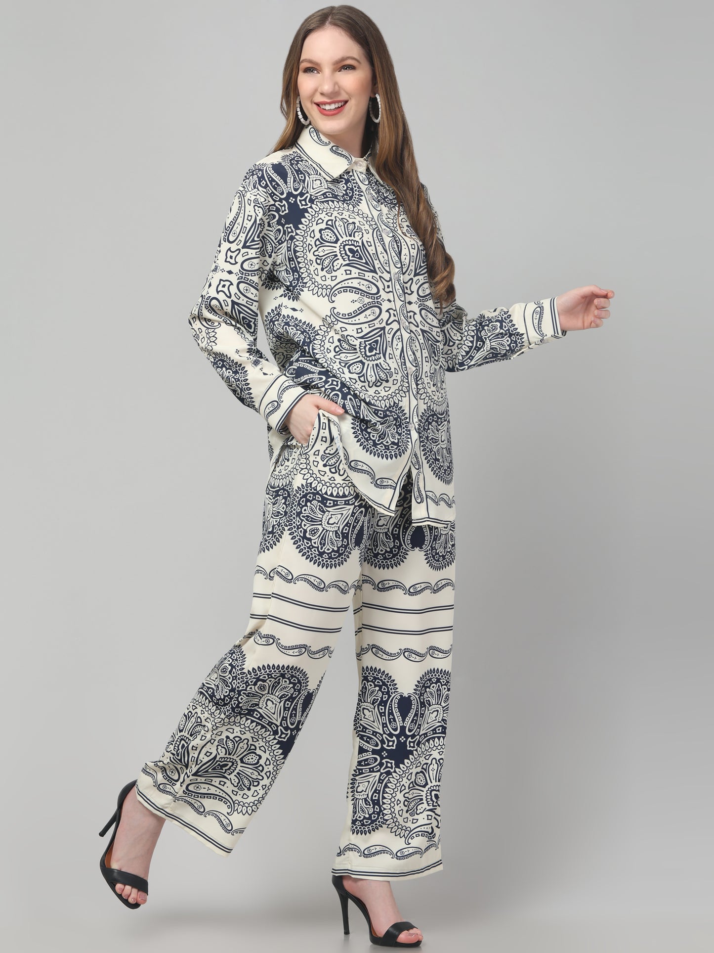 Abstract Print Co ord Set