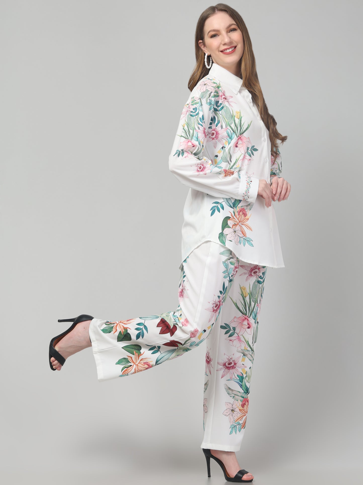Summer Floral Print Co ord Set