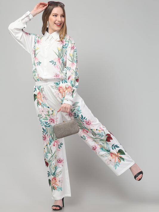 Summer Floral Print Co ord Set