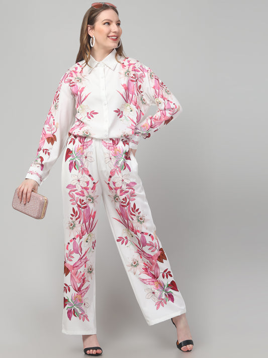 Blossom Leaf Print Co ord Set