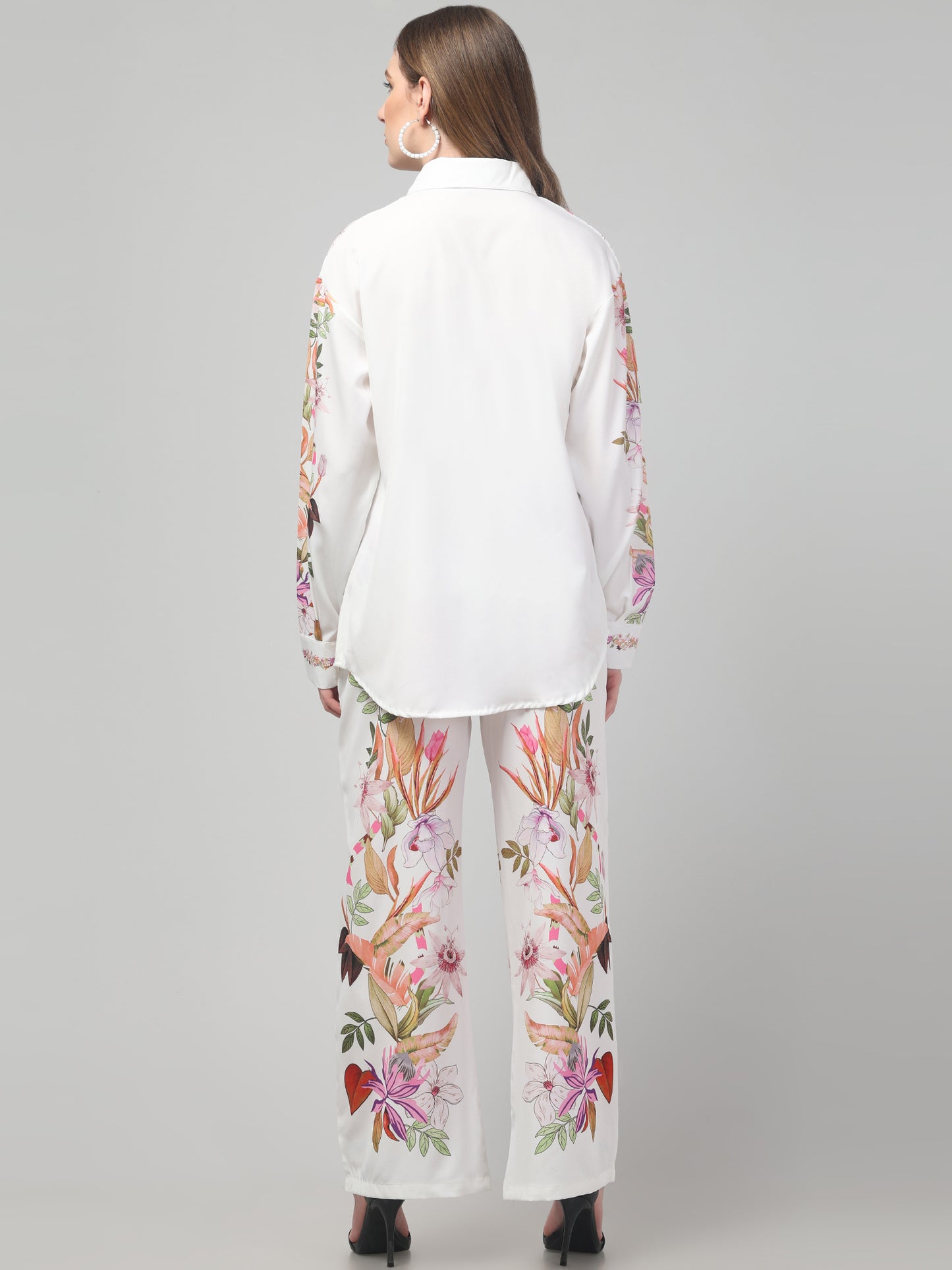 Multi Color Floral Co ord Set