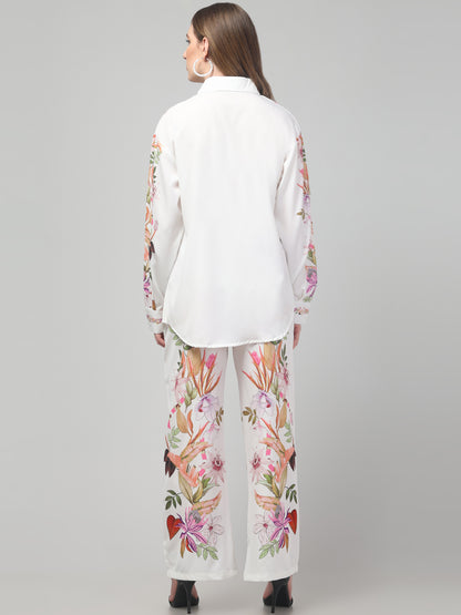 Multi Color Floral Co ord Set