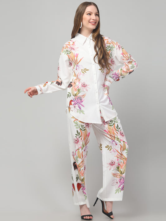 Multi Color Floral Co ord Set