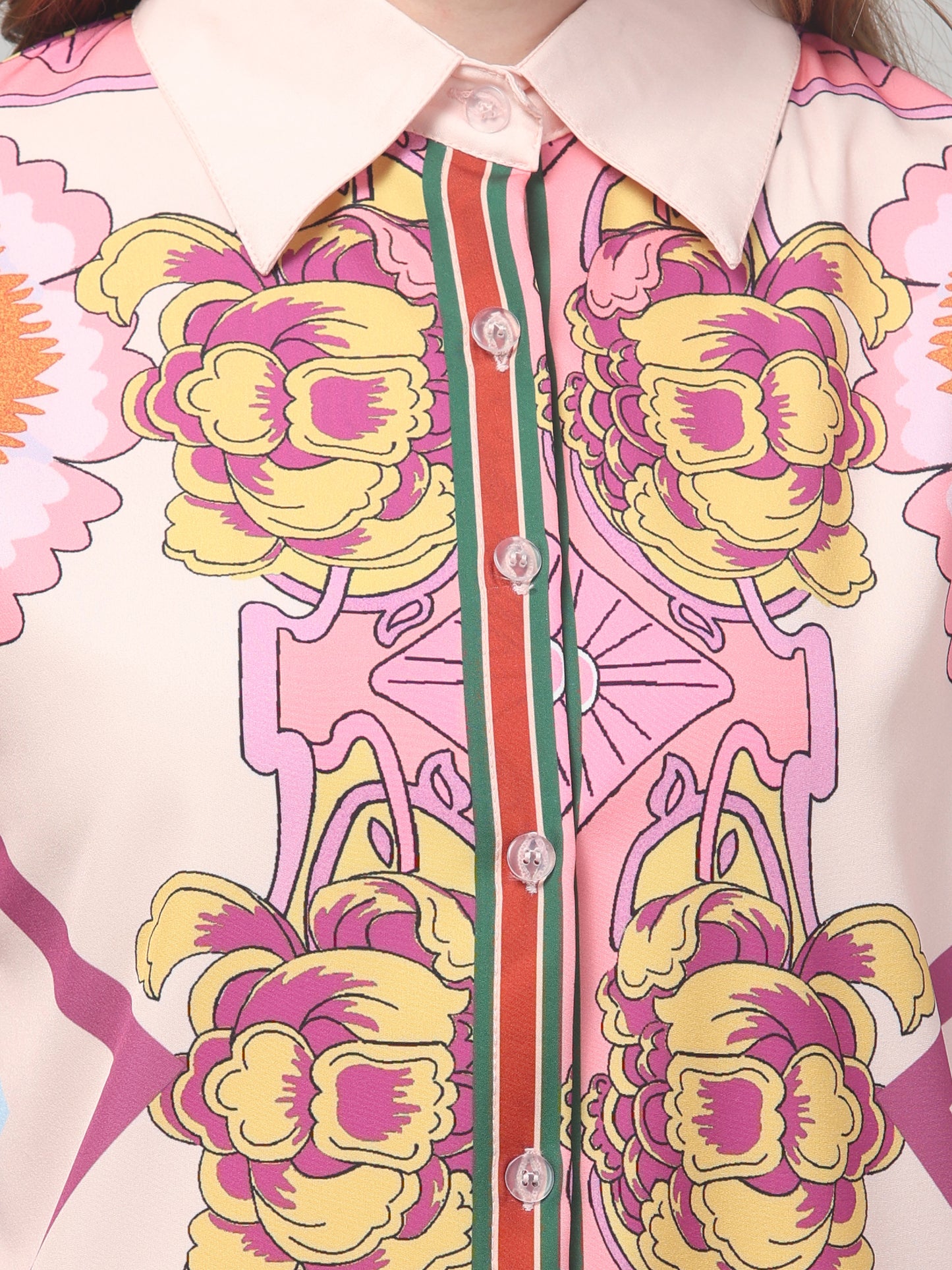 Abstract  Yellow Print Co ord Set