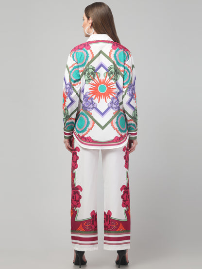 Pop Printed Multicolor Co ord Set