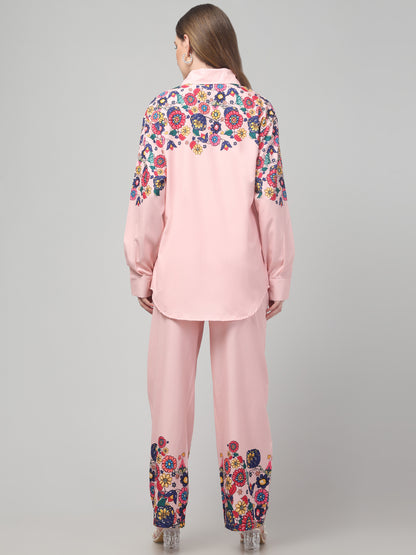 Floral Beige Co ord Set