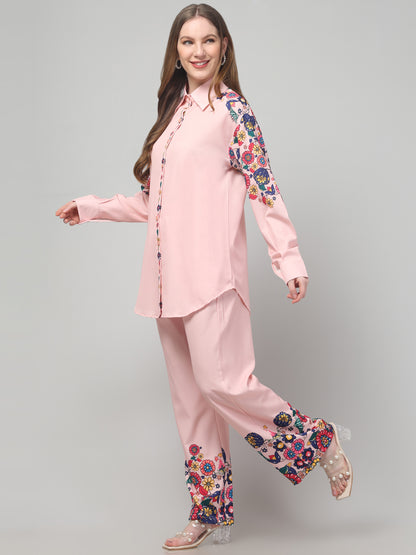 Floral Beige Co ord Set