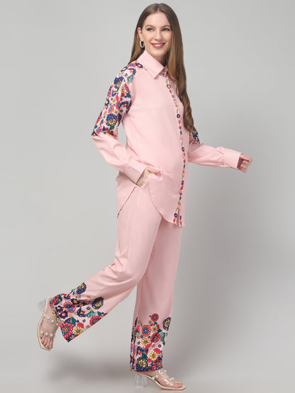 Floral Beige Co ord Set