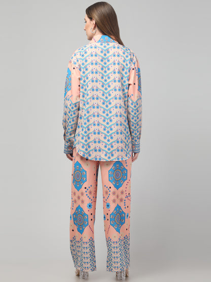 Multicolor Printed Co ord set