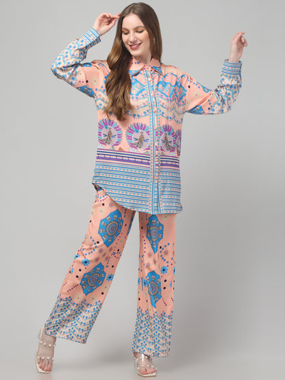 Multicolor Printed Co ord set