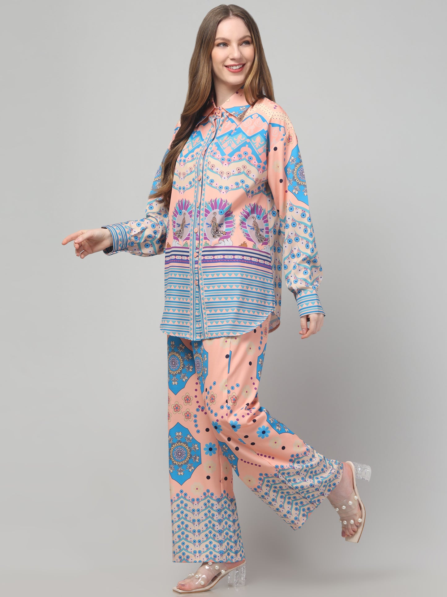 Multicolor Printed Co ord set