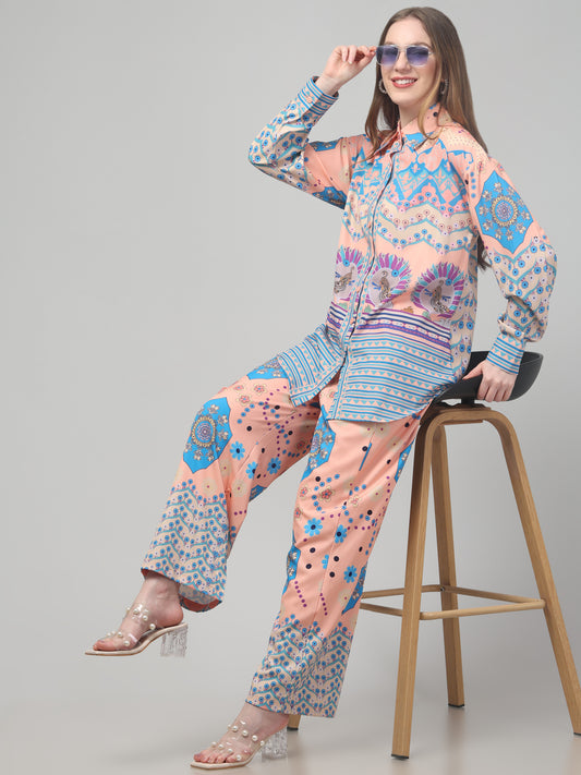 Multicolor Printed Co ord set