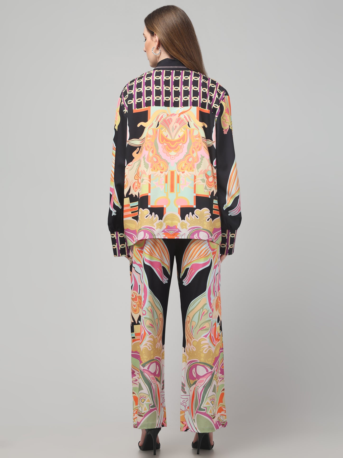 Yellow Printed Co ord Set