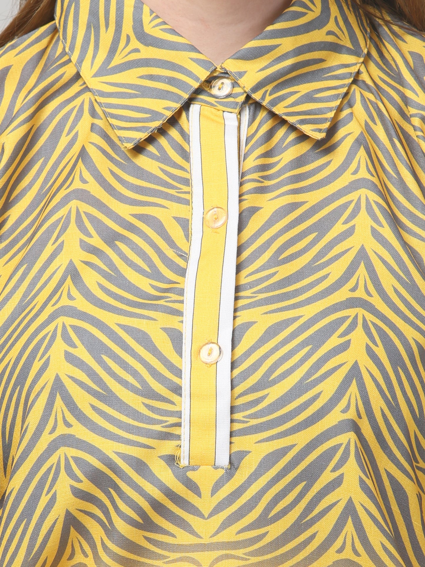 Yellow Printed Co ord Set