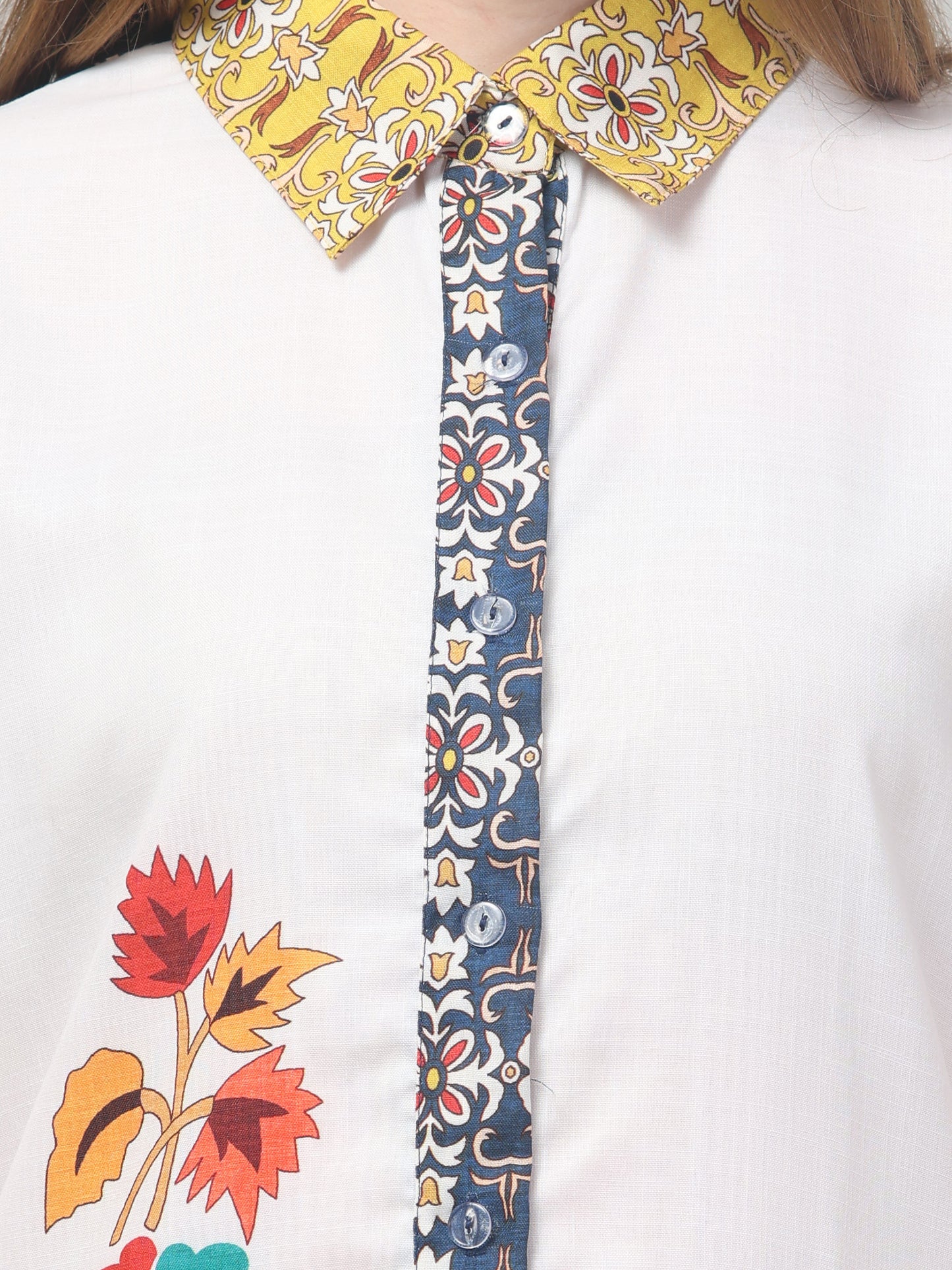 White Printed Co-ord Set