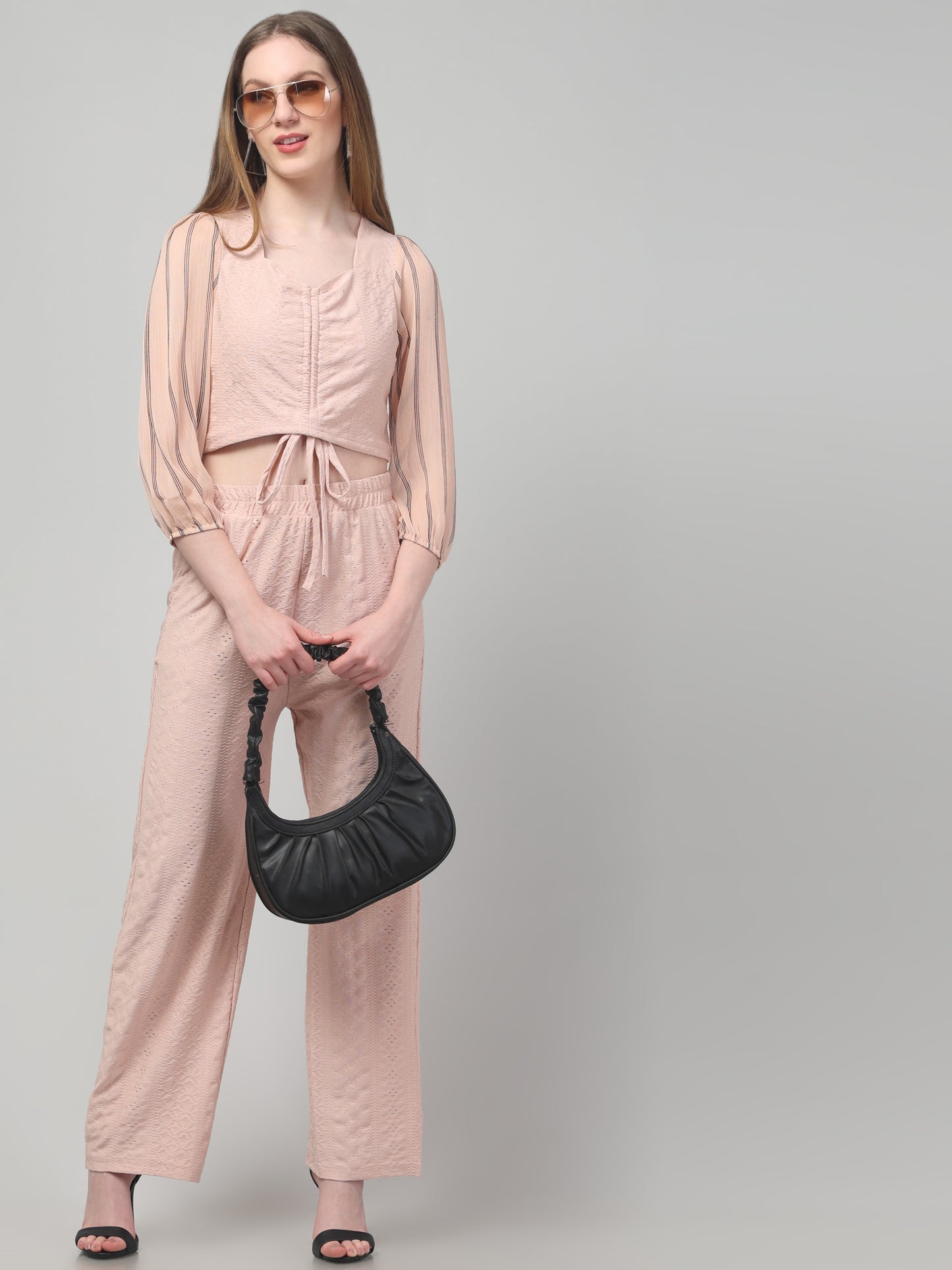 Solid Beige Co ord Set