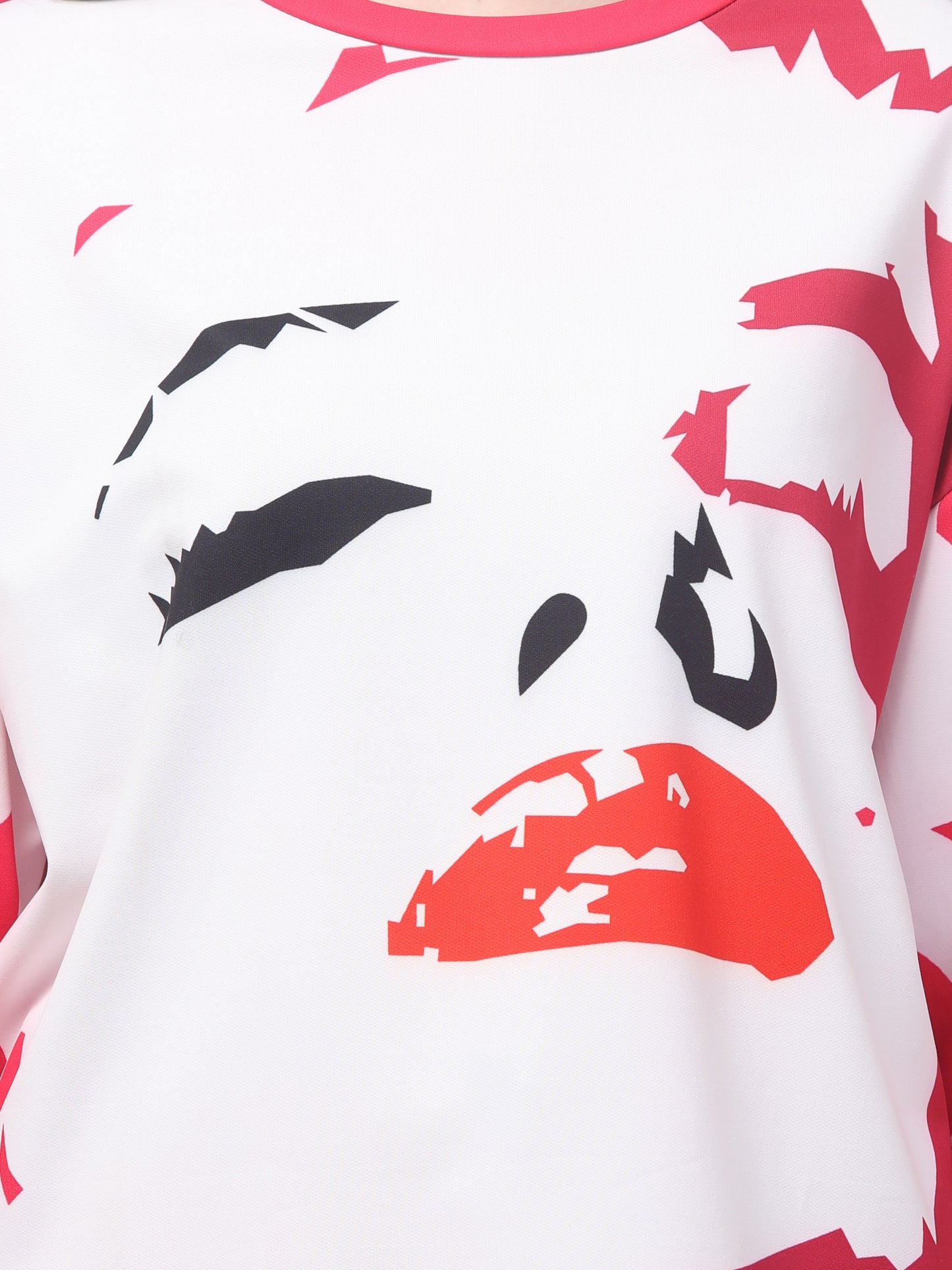 Red All Over Print Co ord Set