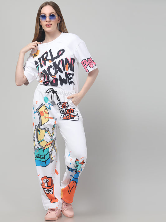 Graphic Print Co ord Set