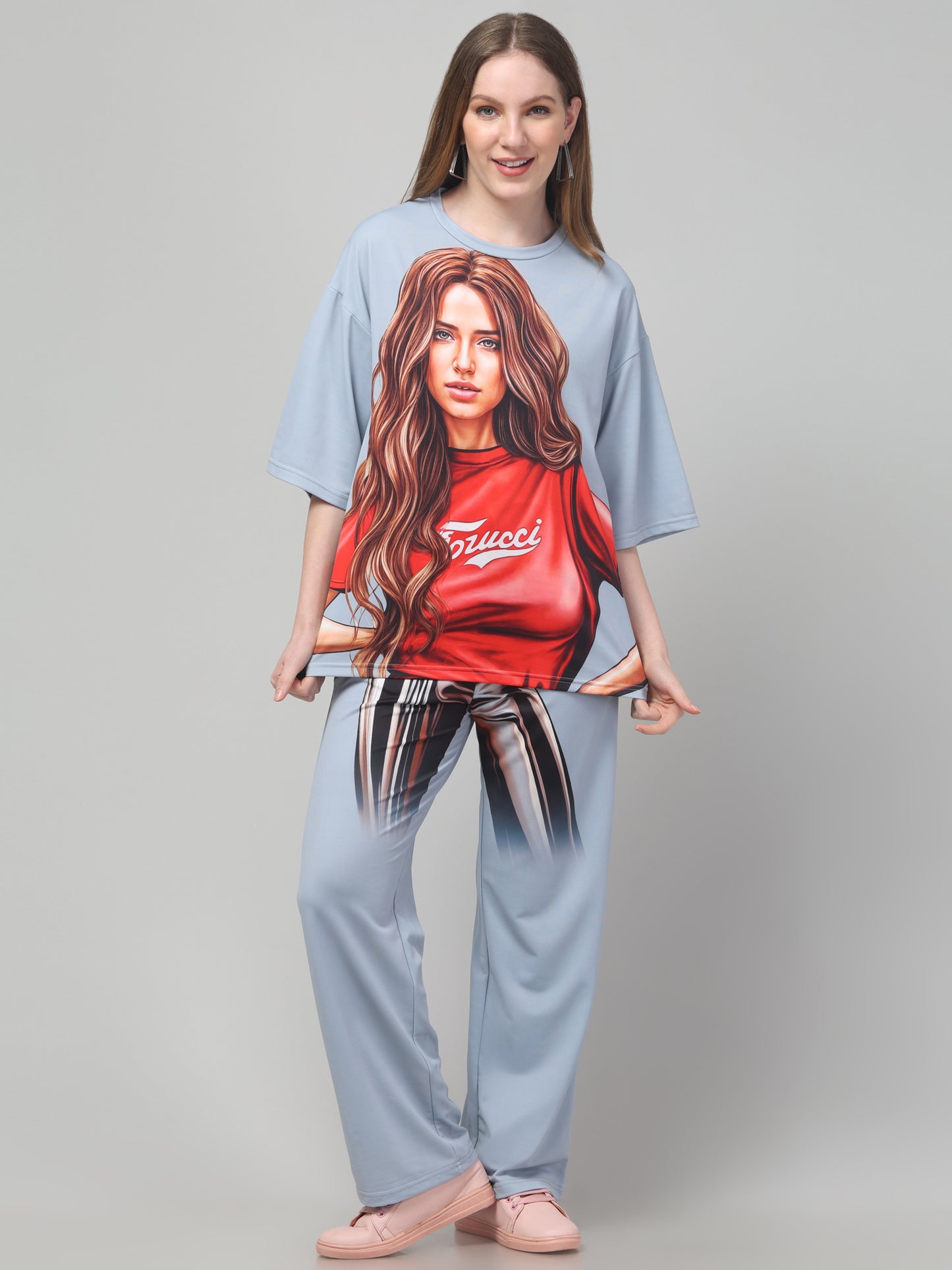 Face Print Co ord Set