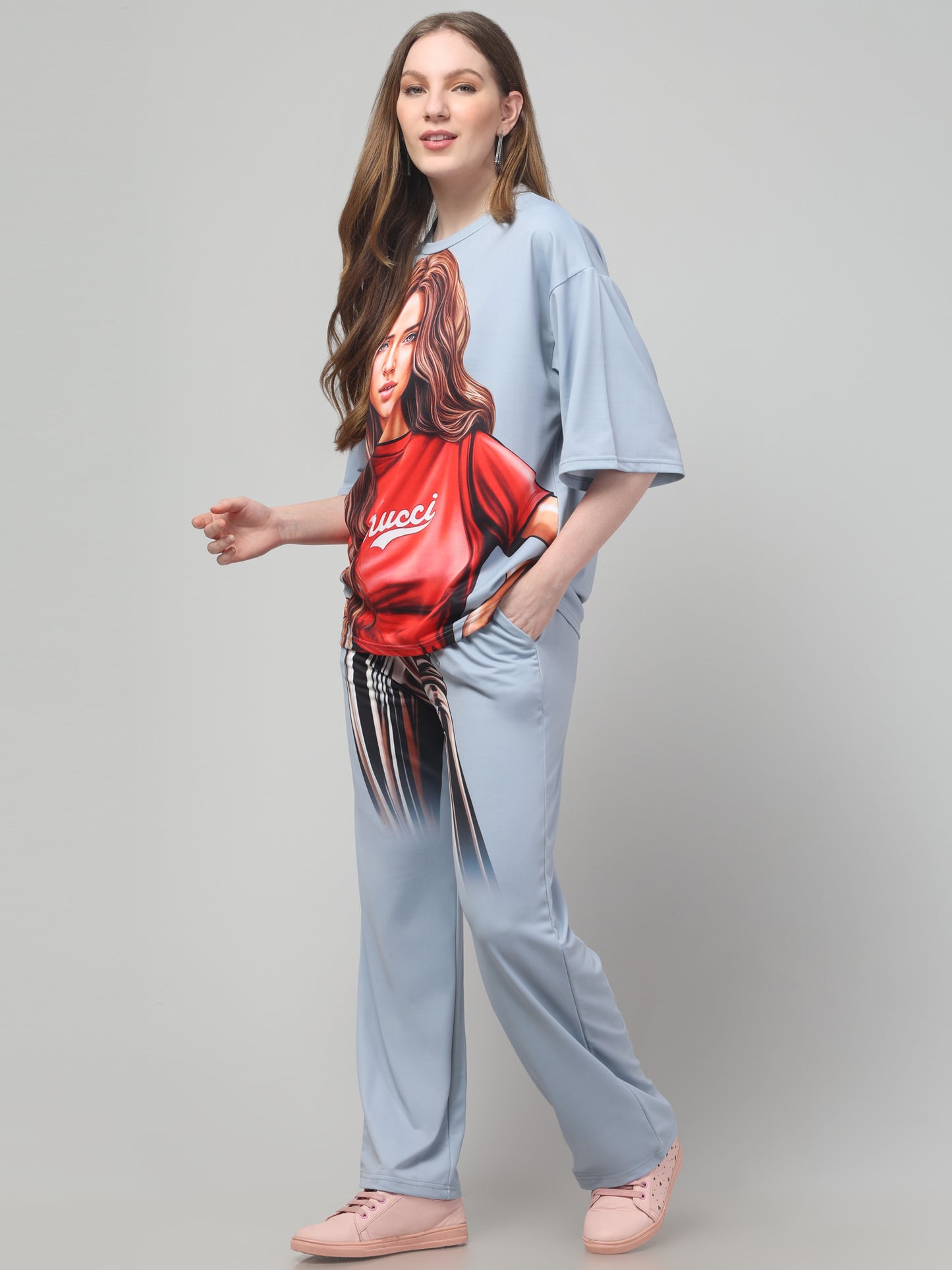 Face Print Co ord Set