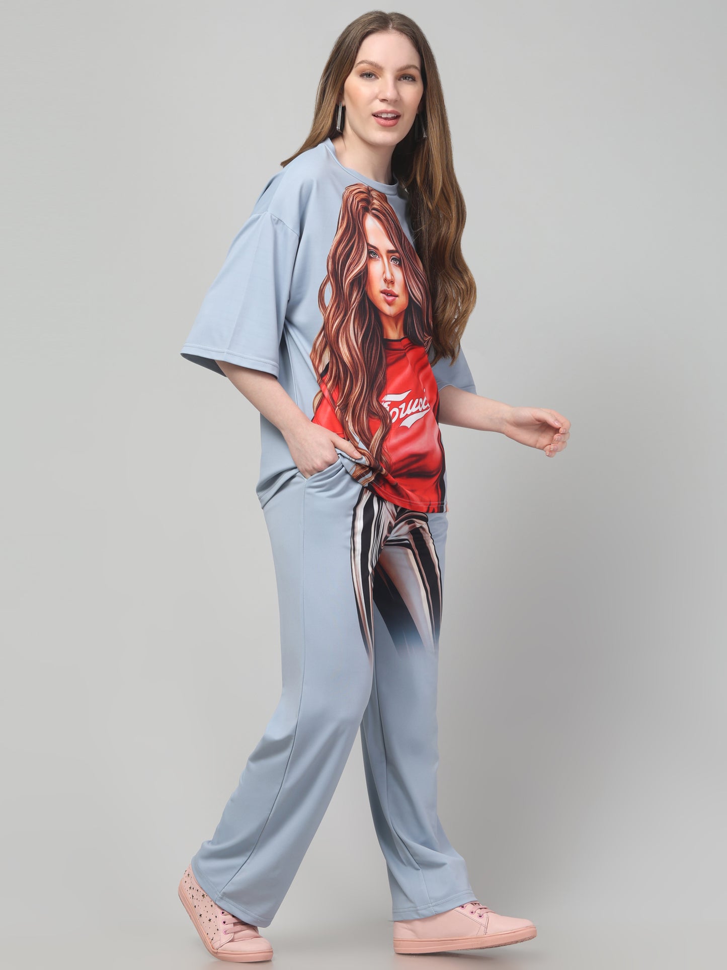 Face Print Co ord Set