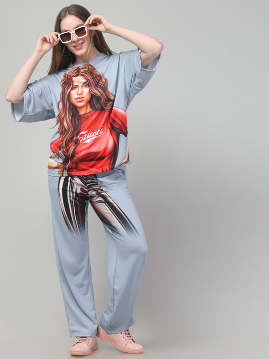 Face Print Co ord Set