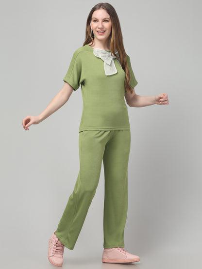 Olive Bow Co ord Set