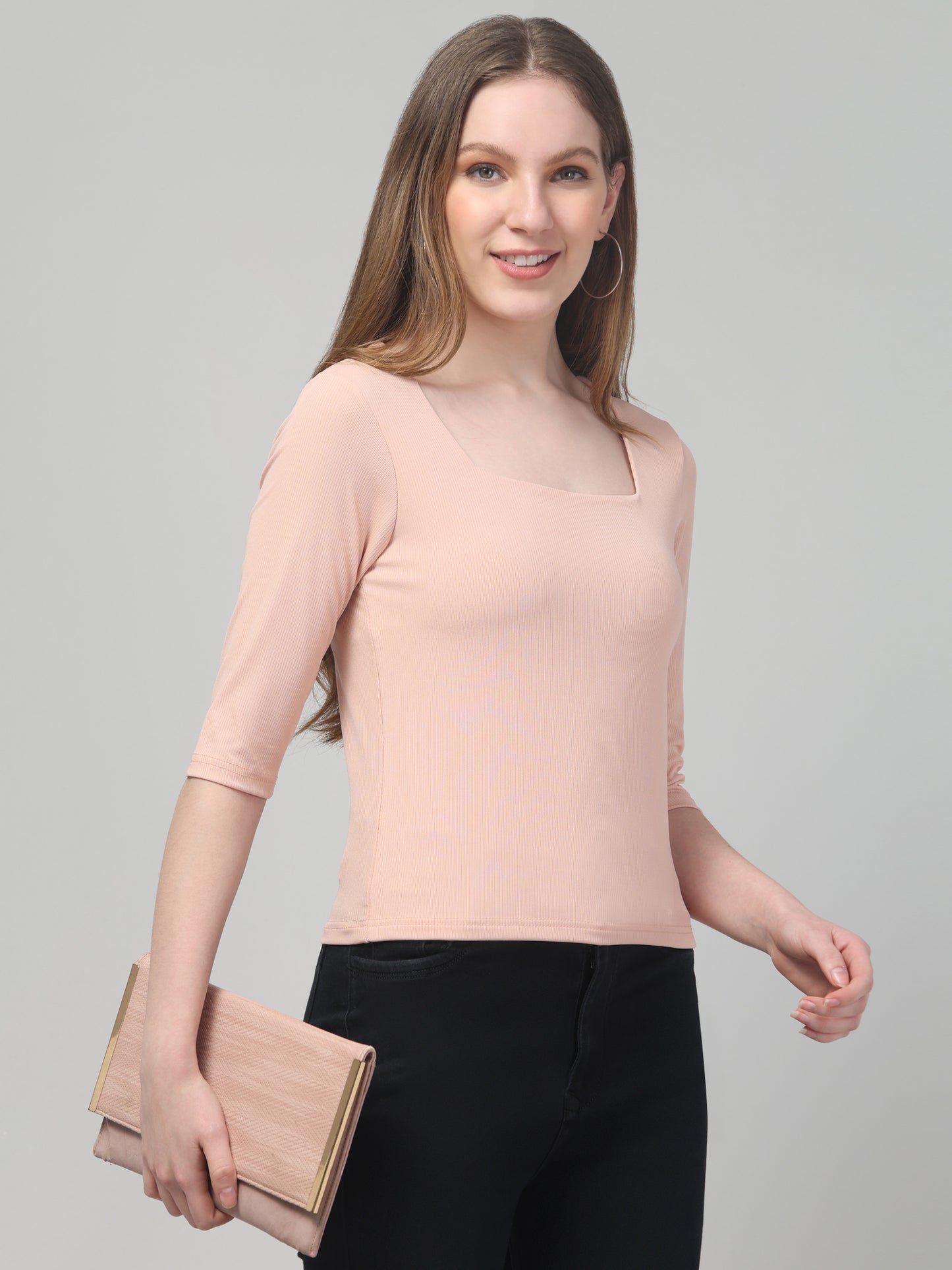 Solid Beige Top