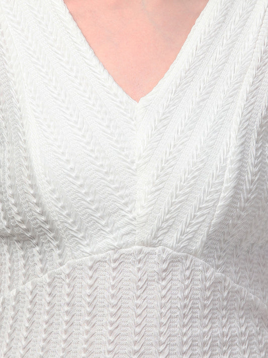 White Stylish Top for Womens