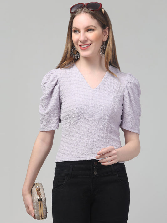 Lavender Stylish Top for Womens