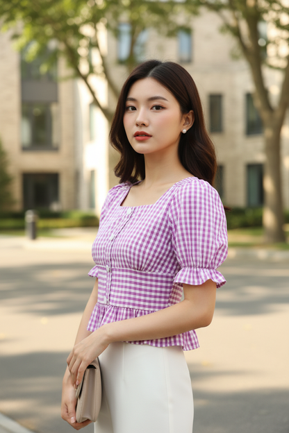 Clobulk Checked Top (Set of 25 PC - 5 Colour)- ₹238/ per pc