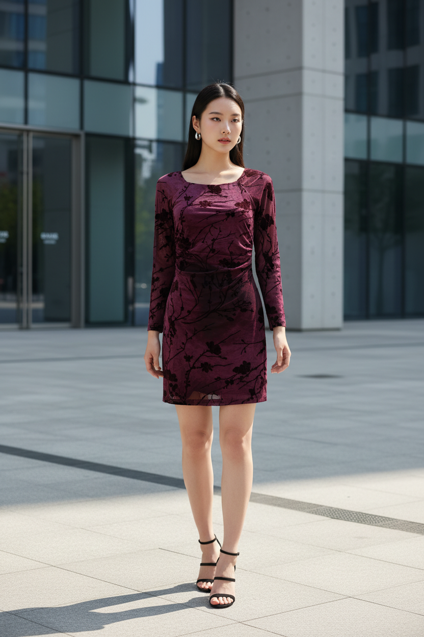 Clobulk Floral Dress (Set of 30 PC - 6 Colour)- ₹406/ per pc