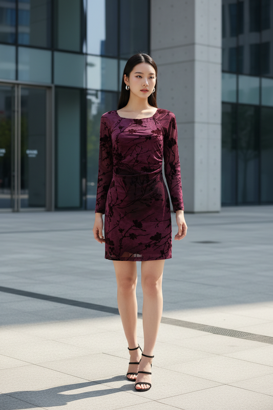 Clobulk Floral Dress (Set of 30 PC - 6 Colour)- ₹406/ per pc