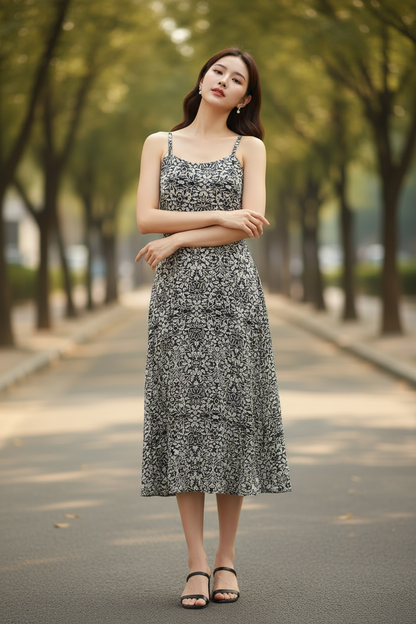 Clobulk Floral Dress (Set of 10 PC - 2 Colour)- ₹322/ per pc